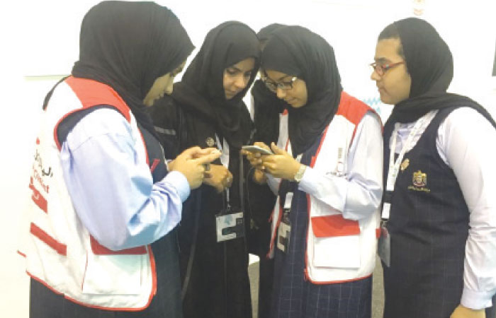 Students from several UAE schools at the NIE found seppo to be a useful tool for learning