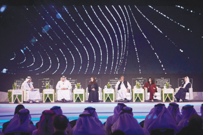 Panelists at the sixth International Government Communication Forum (IGCF 2017) in Sharjah