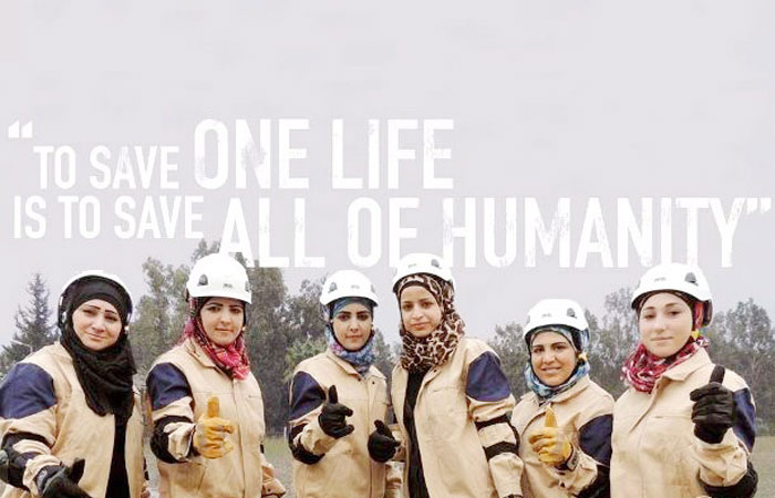 White-helmets