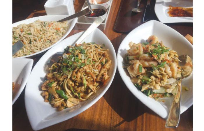 Authentic Chinese dishes liven up lunch