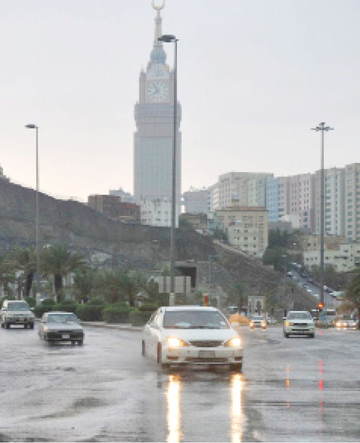 Rains bless Makkah