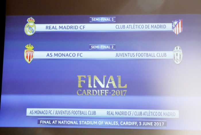 UEFA Champions League semifinal draw