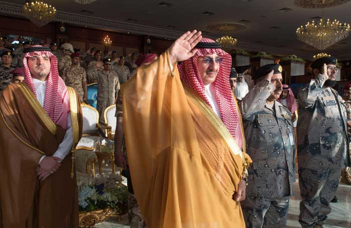 Crown Prince attends military drill, Border Guard graduation ceremony