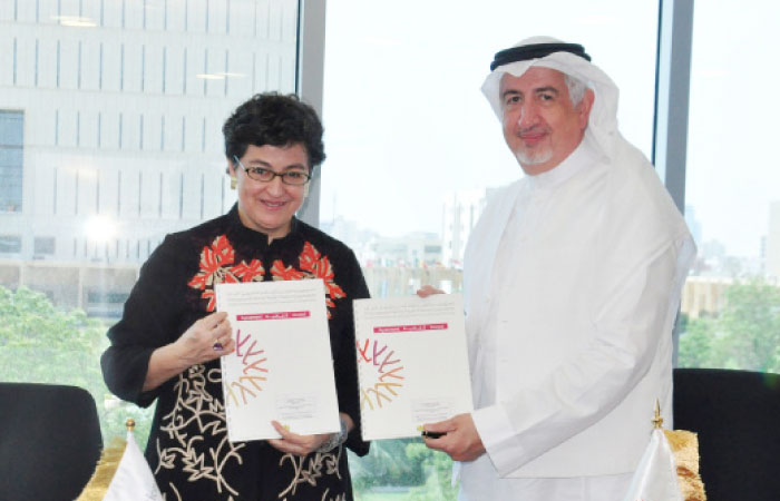 Arancha Gonzalez, Executive Director of ITC to the Islamic Development Bank (IDB) Group and Eng. Hani Salem Sonbol, CEO ITFC, in Jeddah