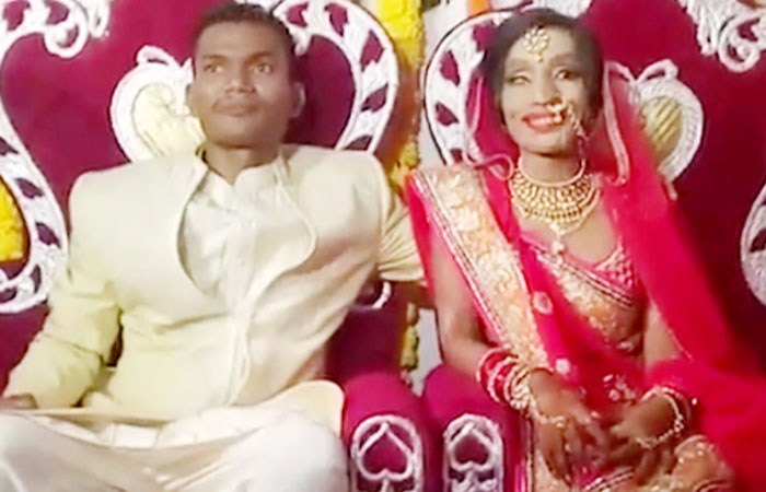 Lalita during her wedding after surviving an acid attack. — Courtesy photo