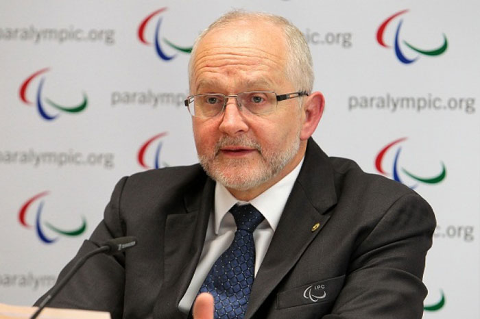 International Paralympic Committee President Philip Craven makes appoint in this file photo.