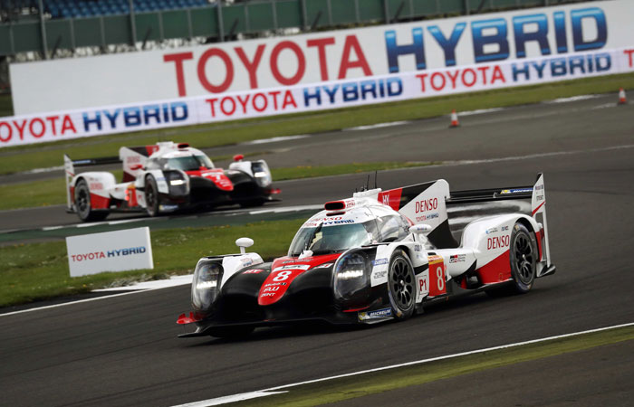 Toyota Hybrid wins at Silverstone