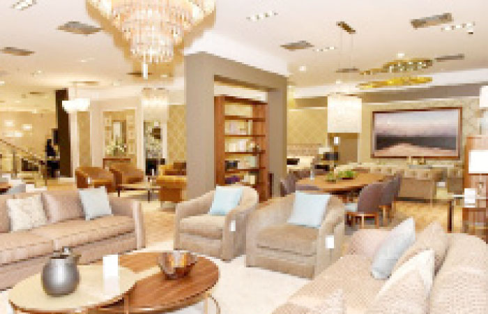 New and luxury collection at its showroom in Riyadh