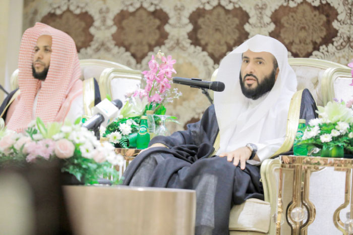 Justice Minister Waleed Bin Muhammad Al-Samaani at a meeting with the judges of the summary courts in Riyadh. — Courtesy photo