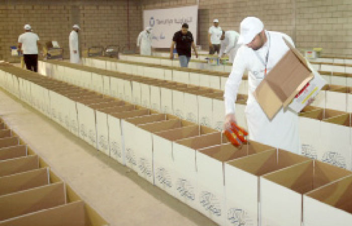 Food provisions to needy families