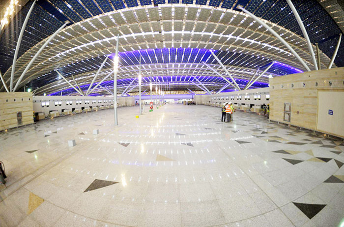So far 88 percent of the works at the airport have been completed. — SPA photos