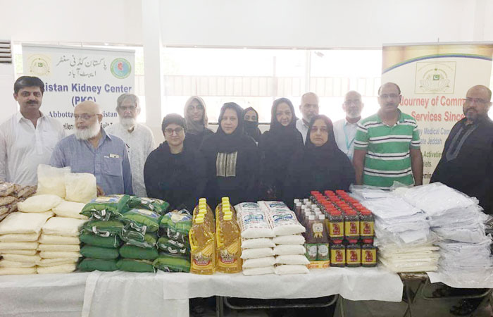 PWS-LC distributes food packs