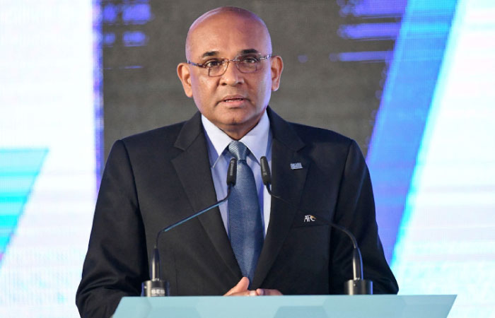 Asian Football Confederation (AFC) general secretary Windsor John speaks during the 2017 AFC Champions League football quarterfinals knockout stage draw in Kuala Lumpur on Tuesday. — AFP