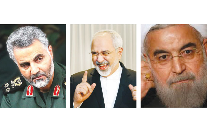 Qassem Soleimani, Javad Zarif and Ali Akbar Hashemi Rohani are fundamentalists in different uniforms, guarding the same regime which is the common enemy of all people in the region.