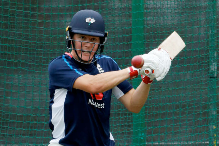 England's Gary Ballance during nets — Reuters
